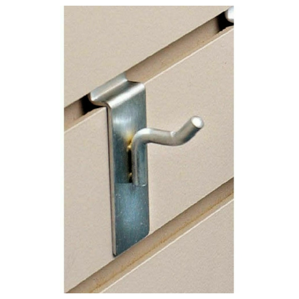 Hubert 38689 - Slatwall Hook, 1/4" Dia. X 1"L, Steel