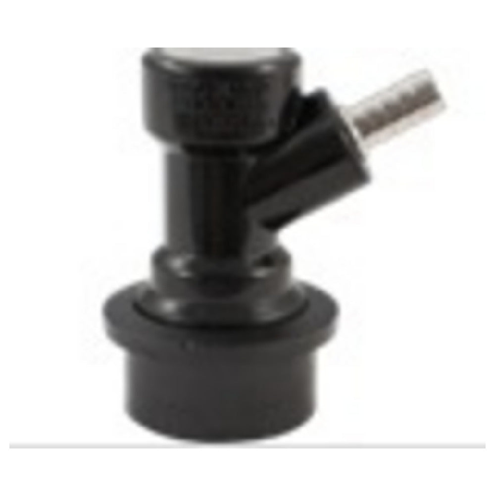 Krowne BC-904 Ball Lock Keg Coupler For Corny Kegs Black (beer Out) 1/4" Flare Hose End