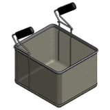 Arcobaleno Pasta Equipment APCB2 Pasta Cooker Basket Size #24082 Grams Capacity Industrial Handle