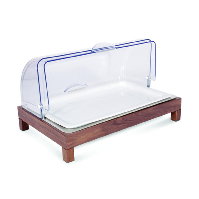 Service Ideas 15A11611 Ze Pe Buffet Serving Tray Rolltop 22.65"D X 14.56"W X 13"H