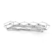 GET Enterprises 4-82018 Dessert Caddy 11-3/4" X 3-1/4" X 1-1/4" With (8) Square Holders