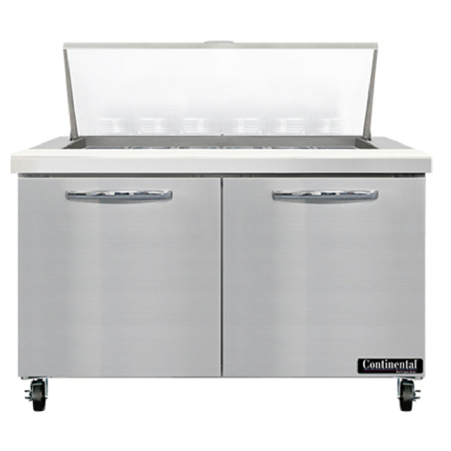 Continental Refrigerator SW48N18M Mighty Top Sandwich Unit 48"W 13.4 Cu Ft Capacity