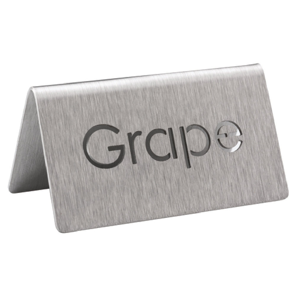 Service Ideas 1C-BF-GRAPE-MOD Beverage ID Tent "Grape" 1-1/2"H X 3"W