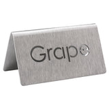 Service Ideas 1C-BF-GRAPE-MOD Beverage ID Tent "Grape" 1-1/2"H X 3"W