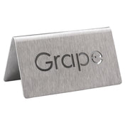 Service Ideas 1C-BF-GRAPE-MOD Beverage ID Tent "Grape" 1-1/2"H X 3"W