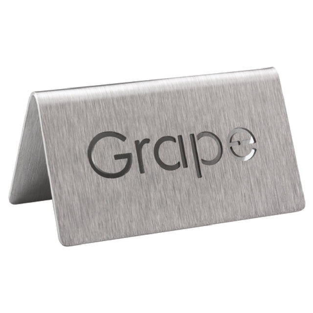 Service Ideas 1C-BF-GRAPE-MOD Beverage ID Tent "Grape" 1-1/2"H X 3"W