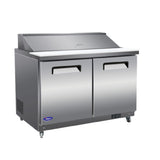 Valpro VP48S-HC Sandwich/Salad Top Refrigerator Two-section 48"W