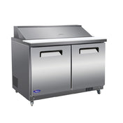 Valpro VP48S-HC Sandwich/Salad Top Refrigerator Two-section 48"W