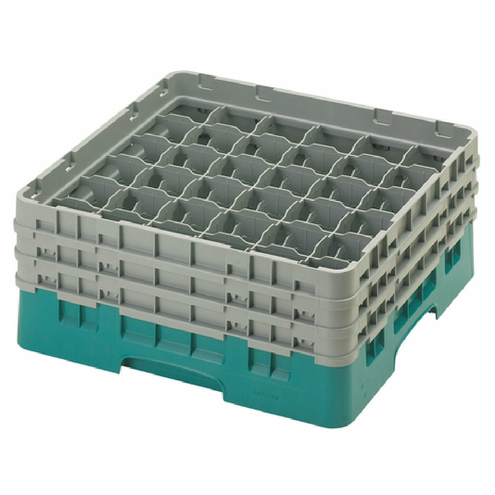 Cambro 36S638414 Camrack® Glass Rack With (3) Soft Gray Extenders Full Size