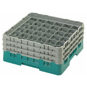 Cambro 36S638414 Camrack® Glass Rack With (3) Soft Gray Extenders Full Size
