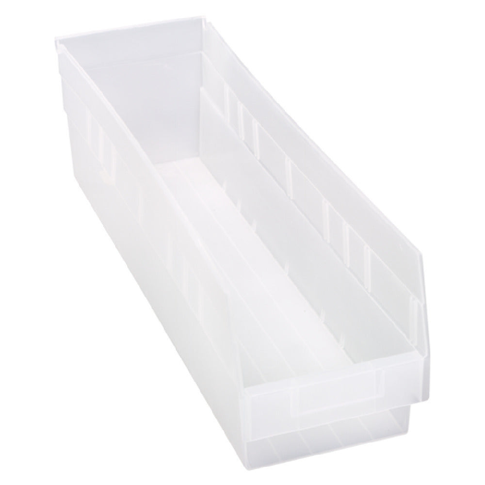 Quantum QSB206CLCS - Economy Shelf Bin, Nesting, 6-5/8"W X 23-5/8"L X 6"H