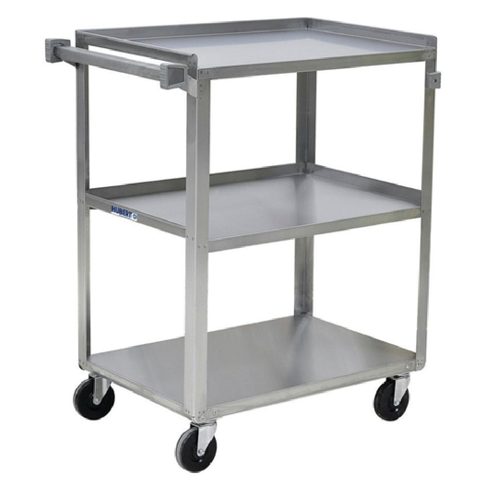 Hubert 39358 - Utility Cart, 3-shelf, 31" X 19" X 32"H