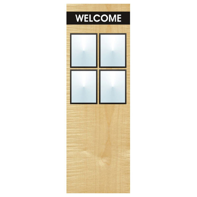 Hubert 93946 - Menu Board, 8-pocket, Floor Stand