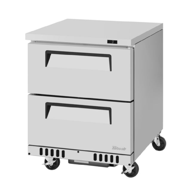 Turbo Air TUF-28SD-D2-FB-N Super Deluxe Series Undercounter Freezer Front Breathing Airflow