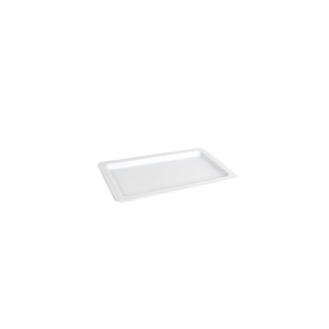 FOH BPT044WHU18 Smart Buffet Ware® Domino Cold Tray 18.75" X 12" Coated Aluminum