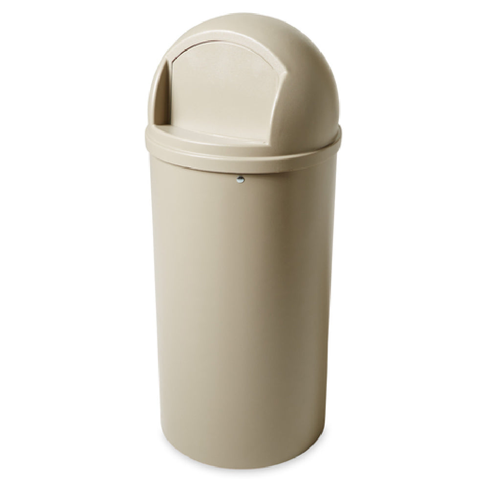 Rubbermaid FG817088BEIG Marshal® Classic Container 25 Gallon 18" Dia. X 42"H