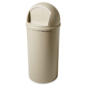 Rubbermaid FG817088BEIG Marshal® Classic Container 25 Gallon 18" Dia. X 42"H