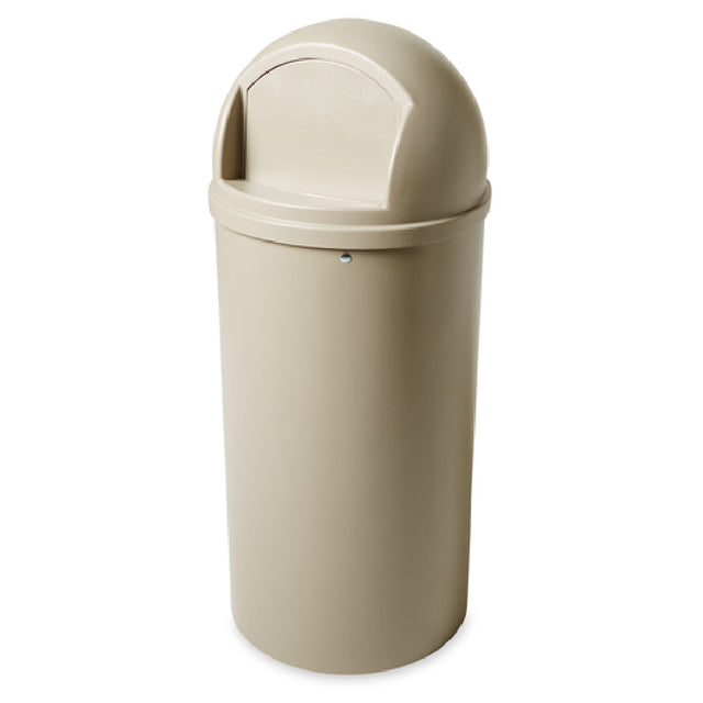 Rubbermaid FG817088BEIG Marshal® Classic Container 25 Gallon 18" Dia. X 42"H