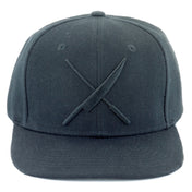 Mercer Culinary M60132BKB Snap Back Cap 6 Panel Design Vent Holes