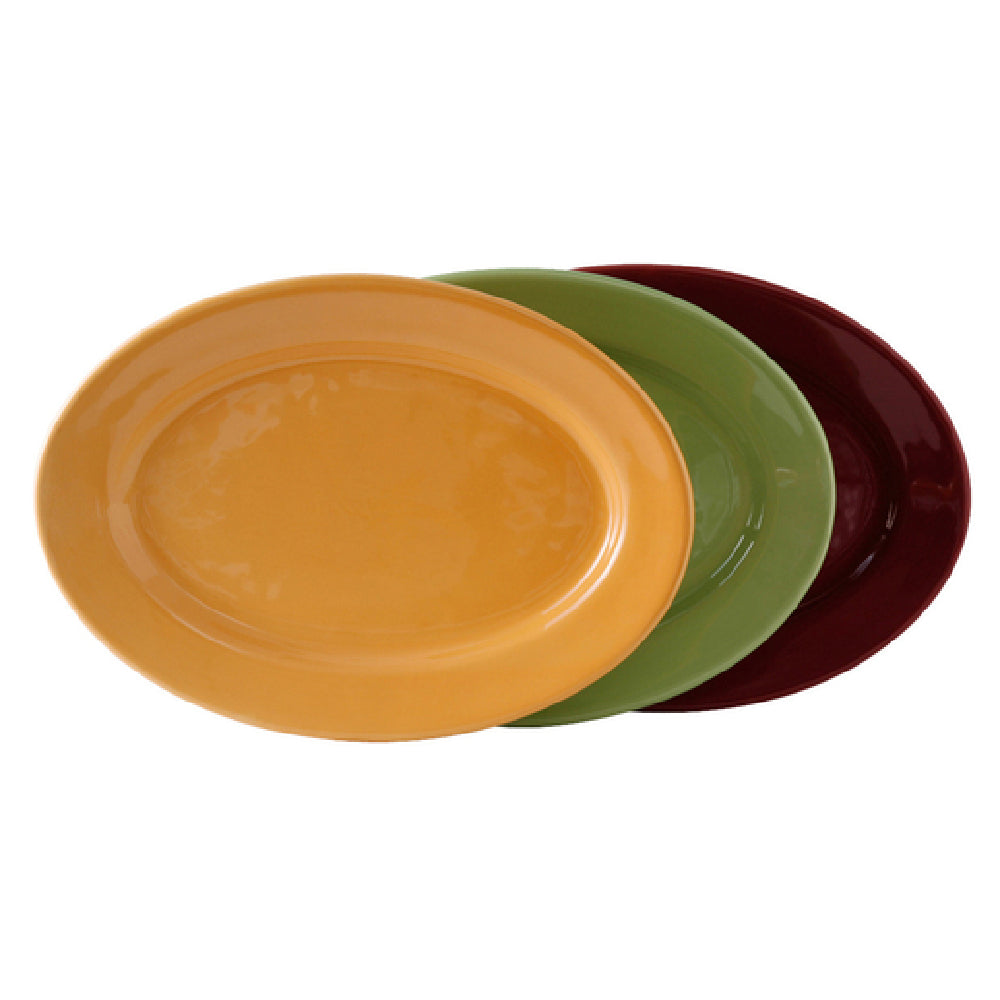Tuxton DYH-140 Platter 14-1/8" X 10-1/4" X 1-1/2" H Oval