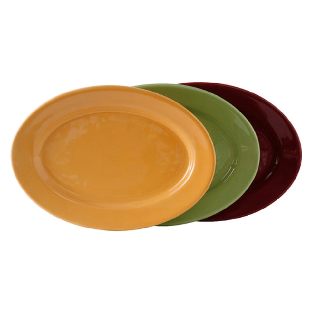 Tuxton DYH-140 Platter 14-1/8" X 10-1/4" X 1-1/2" H Oval