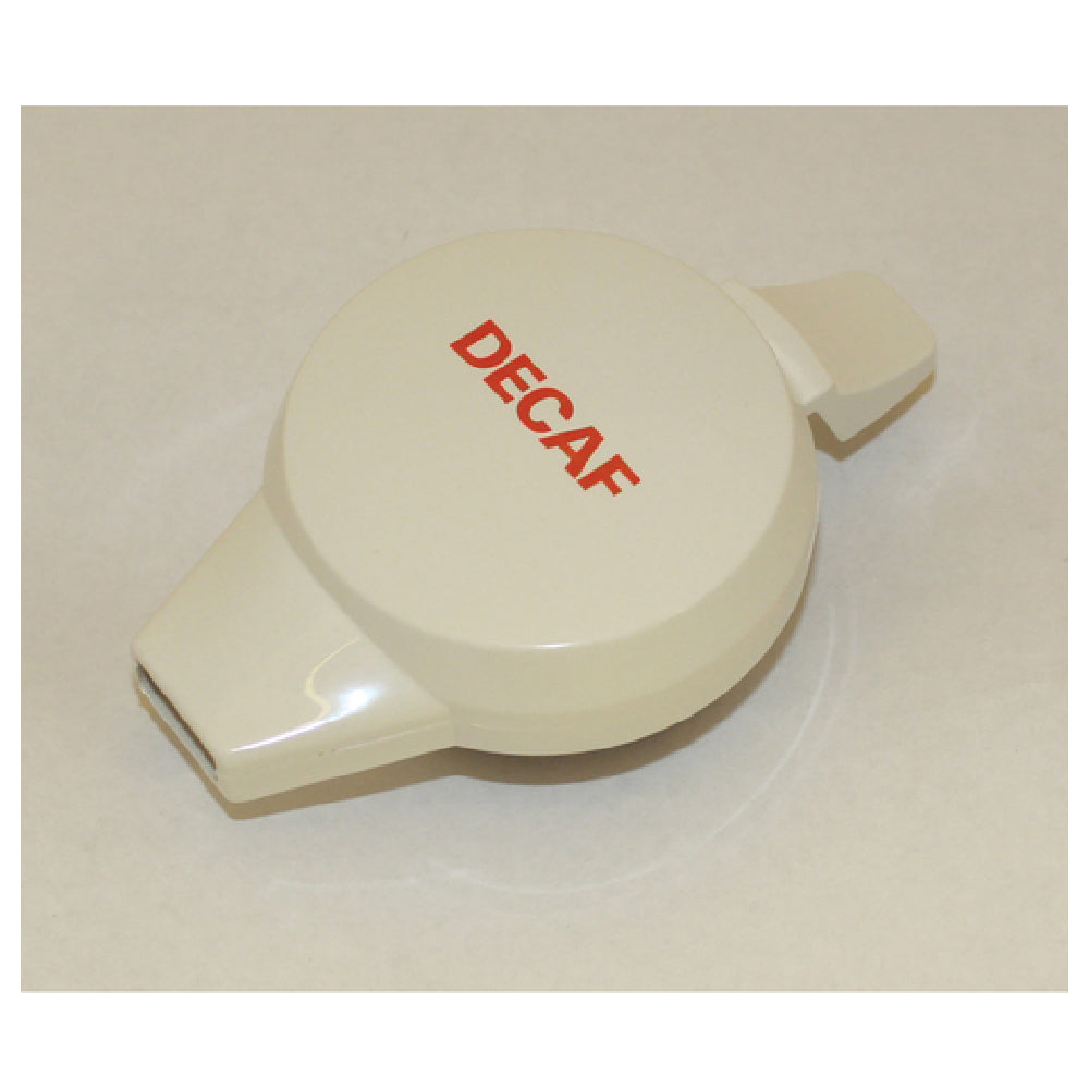 Service Ideas NGLWWHD Welded Push Button Server Lid With Decaf Imprint For Thermo-Serv™