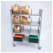 Cambro CPM244875FX4480 Camshelving® Premium Mobile Flex Station Unit 24"W X 48"L X 75"H