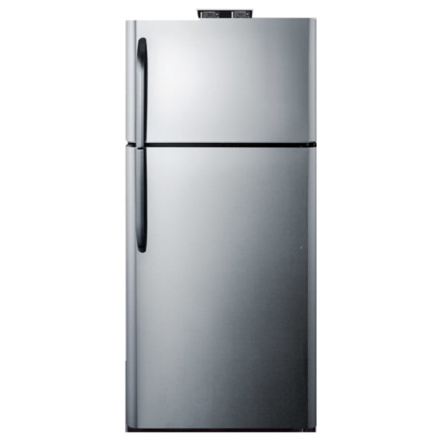 Summit BKRF21SS Break Room Refrigerator-Freezer 29.63"W X 31.75"D X 70.38"H 21 Cu. Ft. Capacity