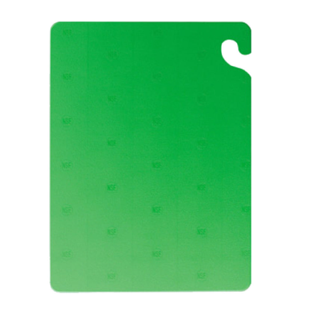 CFS Brands CB182412GN - San Jamar - Cut-N-Carry® Cutting Board, 18" X 24" X 1/2"