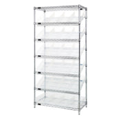 Quantum WRS-7-108CL Bin Systems Unit Stationary 36"W X 18"D X 74"H