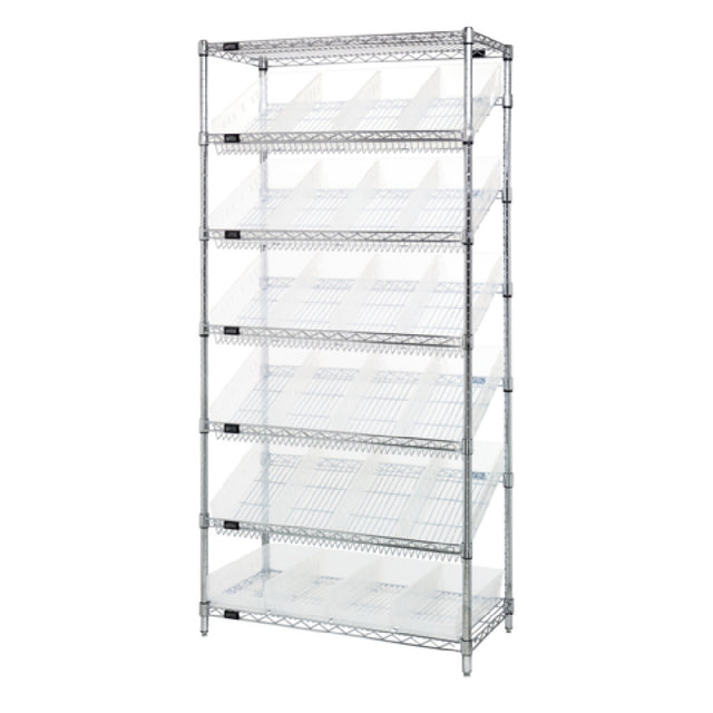 Quantum WRS-7-108CL Bin Systems Unit Stationary 36"W X 18"D X 74"H