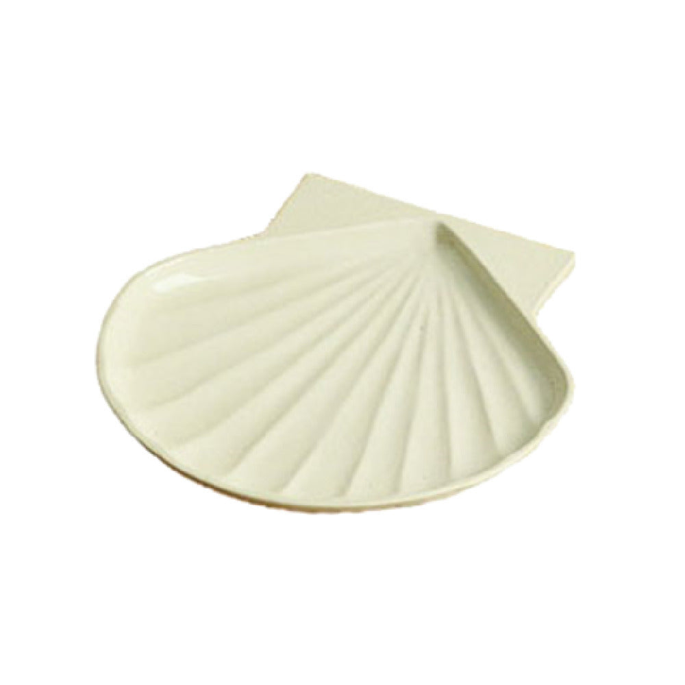 Bon Chef 5045CABERNET Shell Dish 11" Aluminum With Ceramic-look Coating