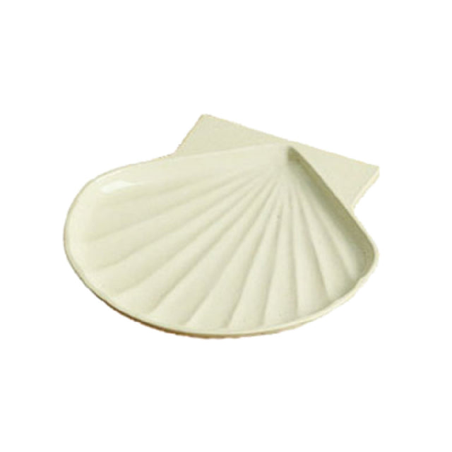 Bon Chef 5045CABERNET Shell Dish 11" Aluminum With Ceramic-look Coating