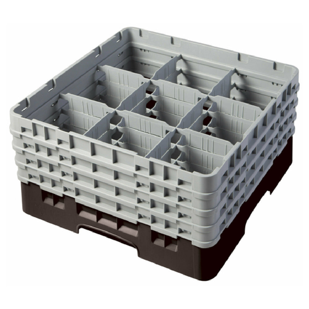 Cambro 9S800167 Camrack® Glass Rack With (4) Soft Gray Extenders Full Size