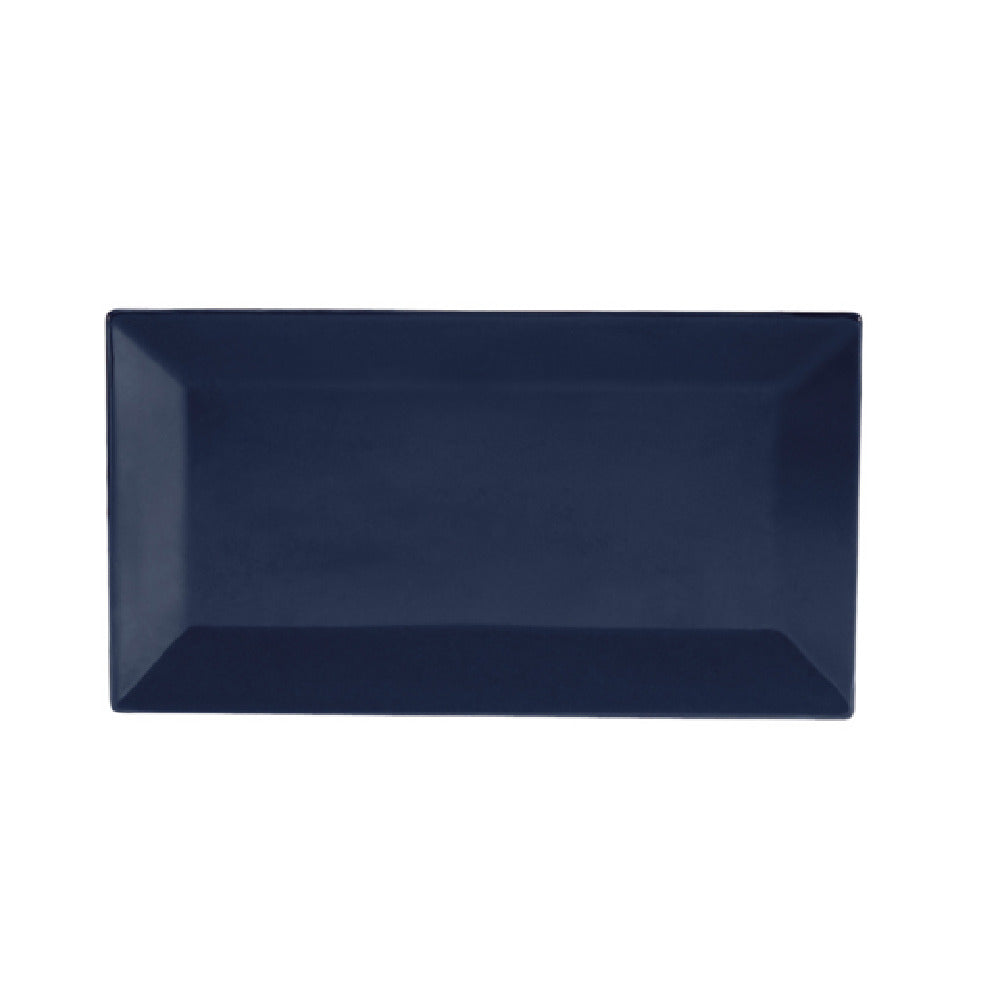 CAC China KC-51-CBU Color Arts Platter 14-1/2"L X 8-1/4"W X 1-1/4"H Rectangular
