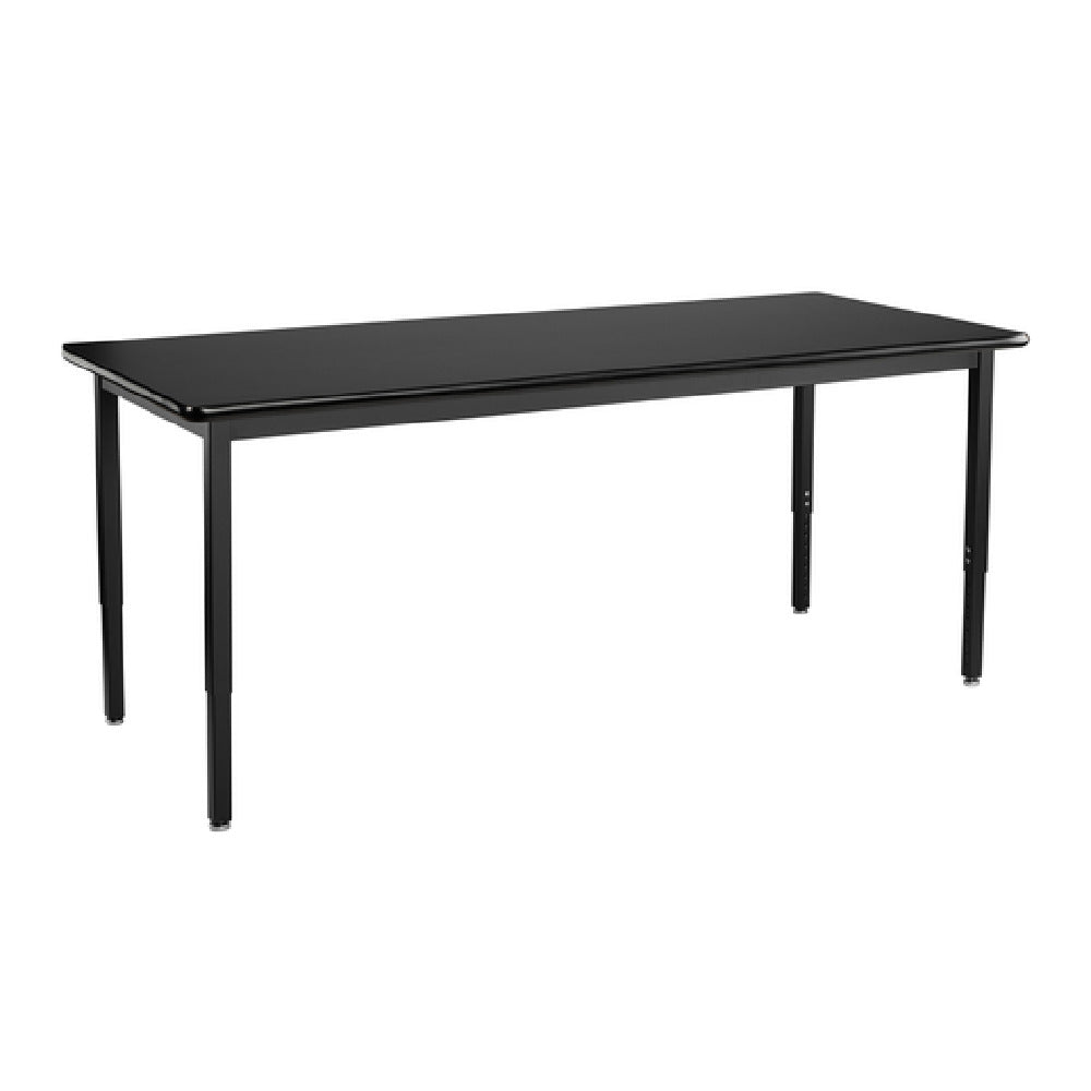 National Public Seating HDTX-2472 NPS® Heavy Duty Steel Table 24" X 72" 16-gauge Channel Frame