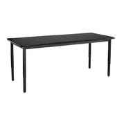 National Public Seating HDTX-2472 NPS® Heavy Duty Steel Table 24" X 72" 16-gauge Channel Frame