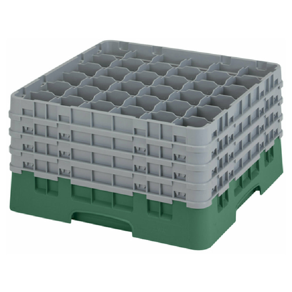 Cambro 36S900119 Camrack® Glass Rack With (4) Soft Gray Extenders Full Size