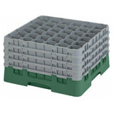 Cambro 36S900119 Camrack® Glass Rack With (4) Soft Gray Extenders Full Size