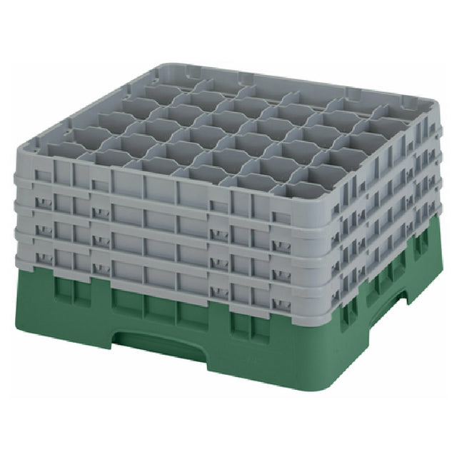 Cambro 36S900119 Camrack® Glass Rack With (4) Soft Gray Extenders Full Size