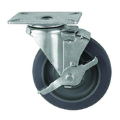 Hubert 64345 - Kratos® 5" Swivel Plate Caster With Brake For Kratos Holding Cabinet