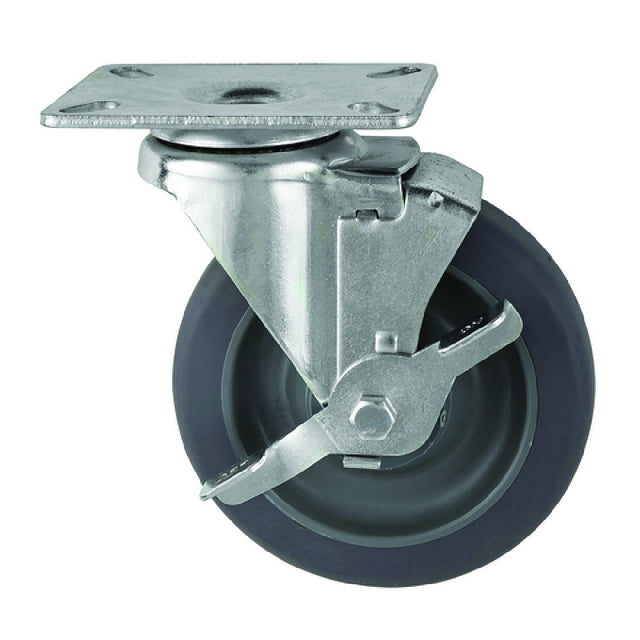 Hubert 64345 - Kratos® 5" Swivel Plate Caster With Brake For Kratos Holding Cabinet