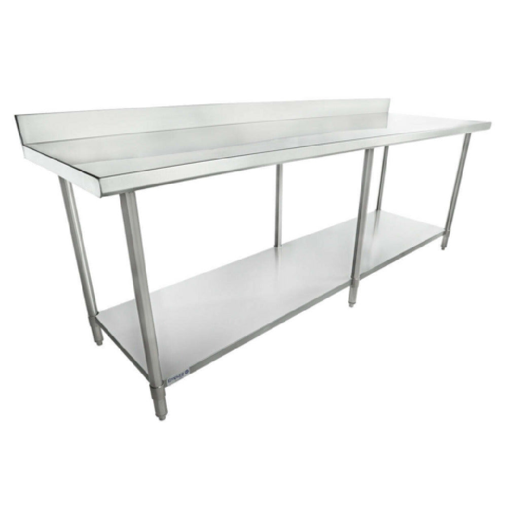 Empura SWT4B3096 - Work Table, 96"W X 30"D X 35"H, Super Duty 4" Backsplash