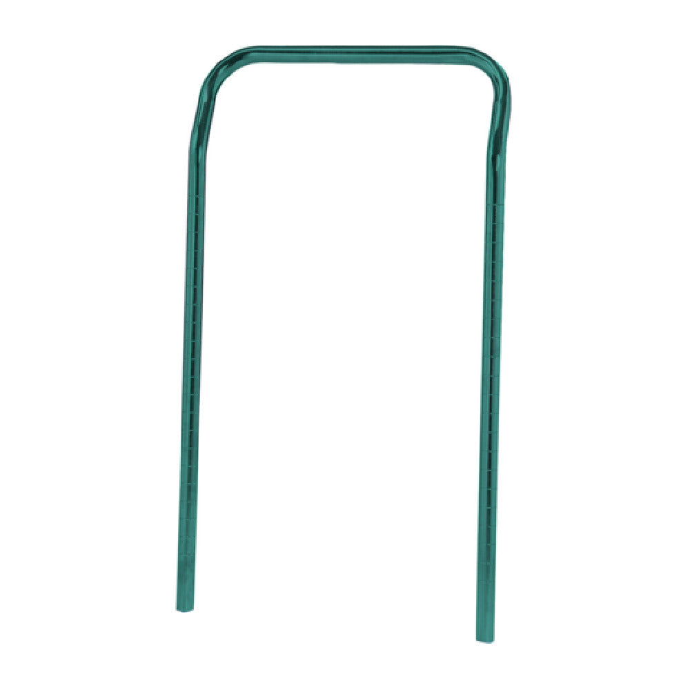 Quantum UH18P U-Handle 18"W X 31-1/2"H Green Epoxy Antimicrobial Finish