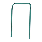 Quantum UH18P U-Handle 18"W X 31-1/2"H Green Epoxy Antimicrobial Finish