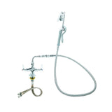 Vulcan DBLPTS POTFIL - DOUBLE Pantry Deck Mount Faucet, With Backflow Preventer, With Pot Filler & Wall Hook