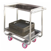 Hubert 81506 - Utility Cart, 2-shelf, 39" X 23" X 38"H