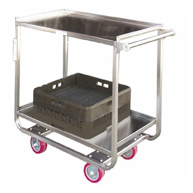 Hubert 81506 - Utility Cart, 2-shelf, 39" X 23" X 38"H