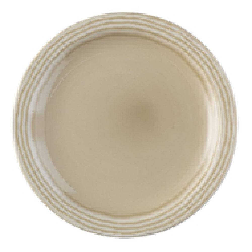 Arc Cardinal FN485 Dudson Harvest Norse Linen Narrow Rim Plate (D:7.0'') Vitrified Ceramic