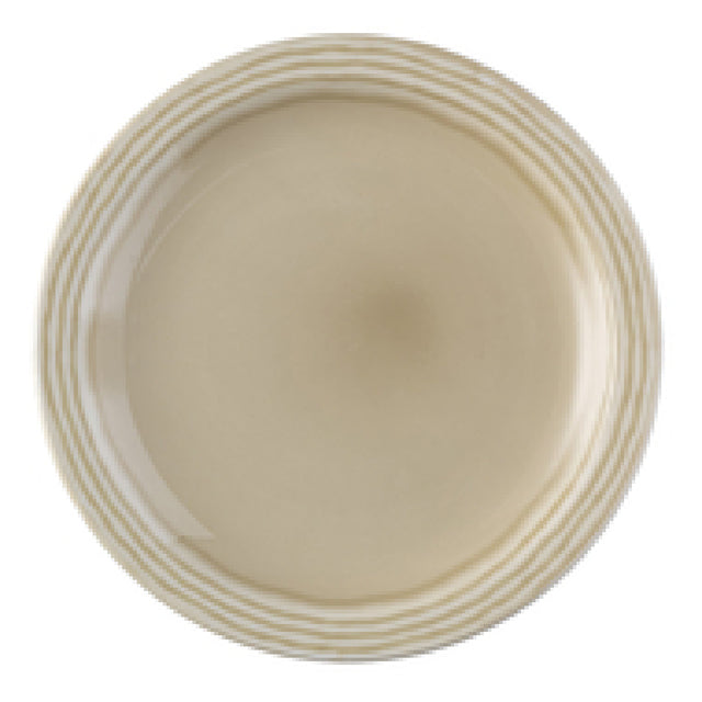 Arc Cardinal FN485 Dudson Harvest Norse Linen Narrow Rim Plate (D:7.0'') Vitrified Ceramic